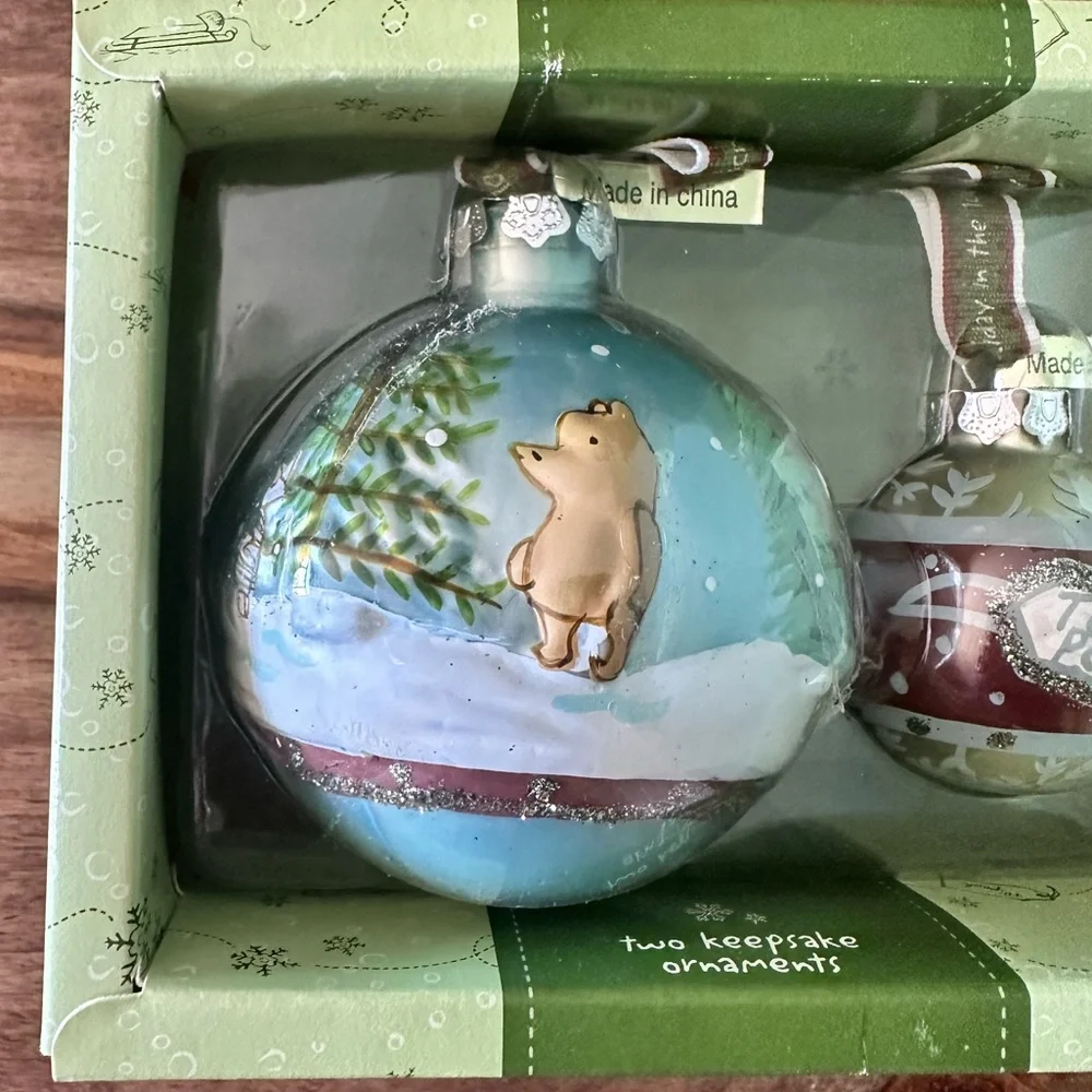 Classic Pooh ornaments brand NEW IN BOX 2